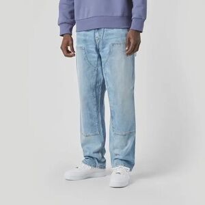 Carhartt Double Knee Men's Relaxed Light Blue Jeans